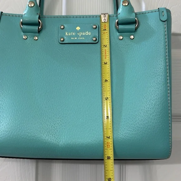 Kate Spade Wellesley Quinn Satchel Bag Teal - Picture 15 of 17
